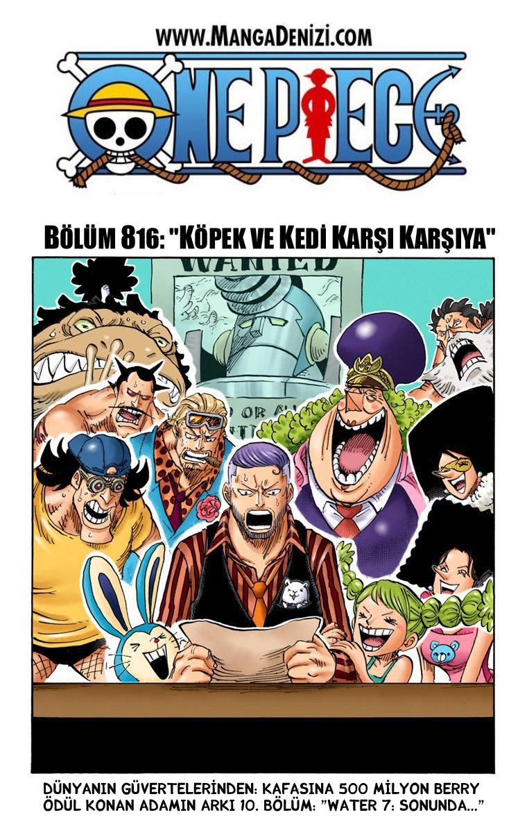 One Piece Bölüm 816 - Sayfa 1