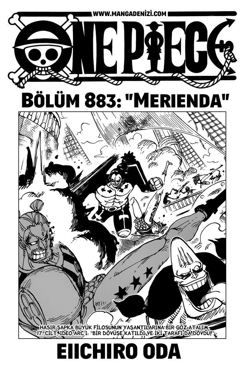 One Piece Bölüm 883 - Sayfa 1
