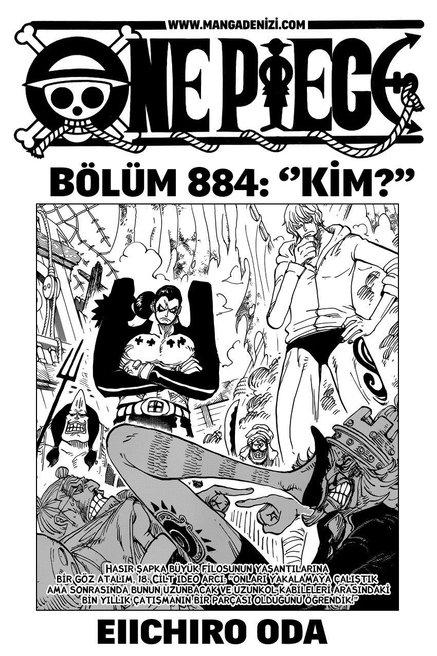 One Piece Bölüm 884 - Sayfa 1
