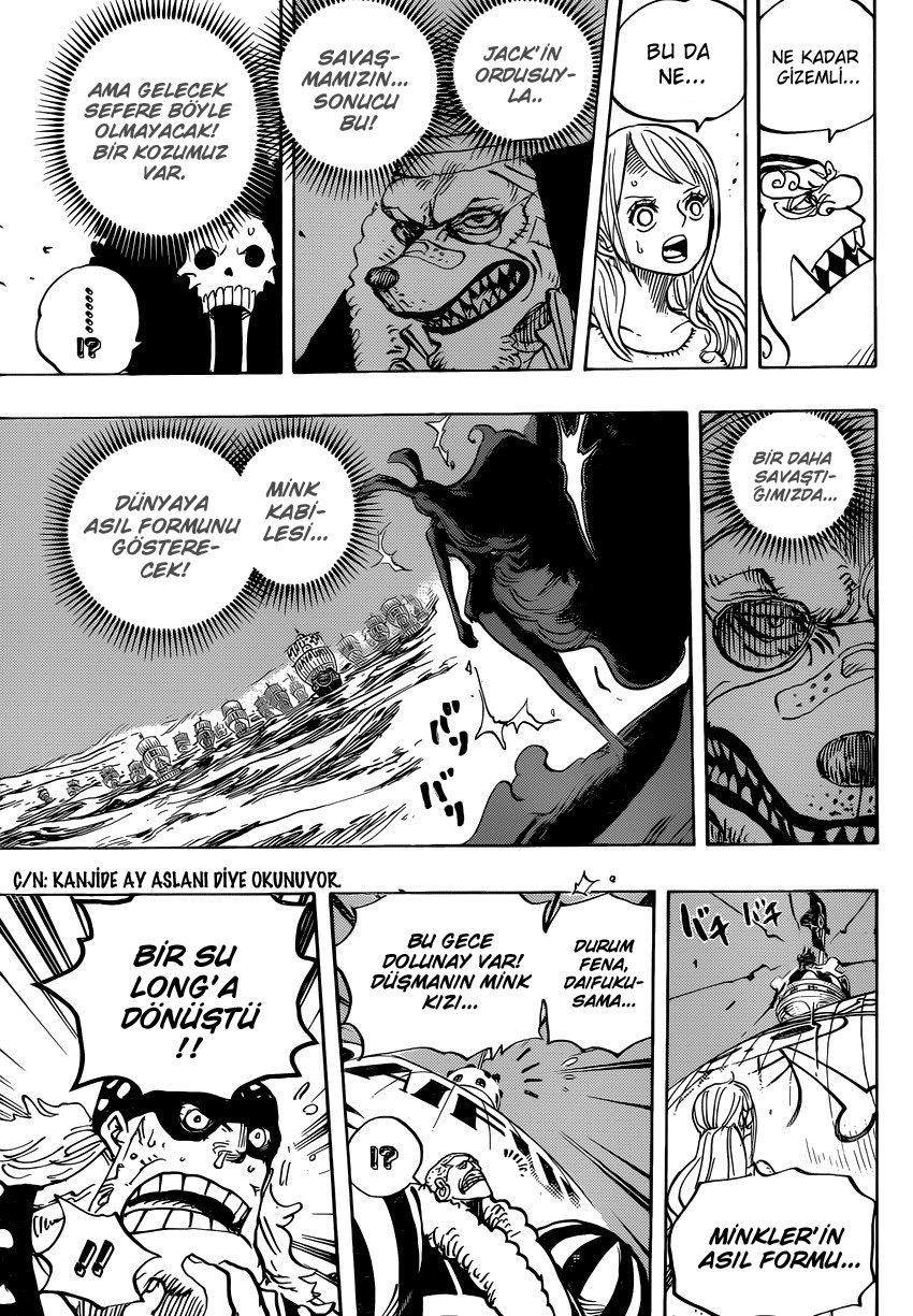 One Piece Bölüm 888 - Sayfa 11