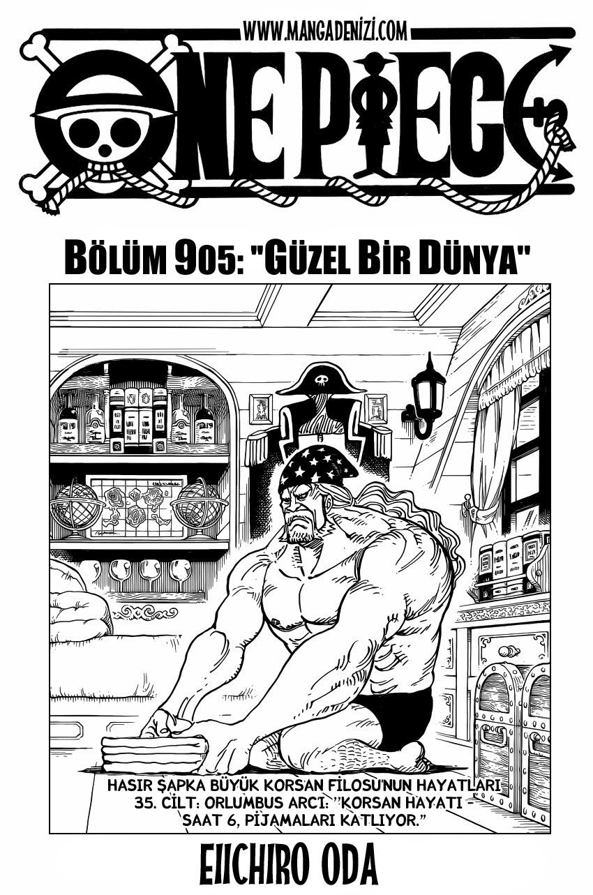 One Piece Bölüm 905 - Sayfa 1