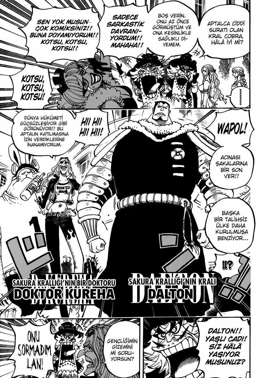 One Piece Bölüm 906 - Sayfa 13