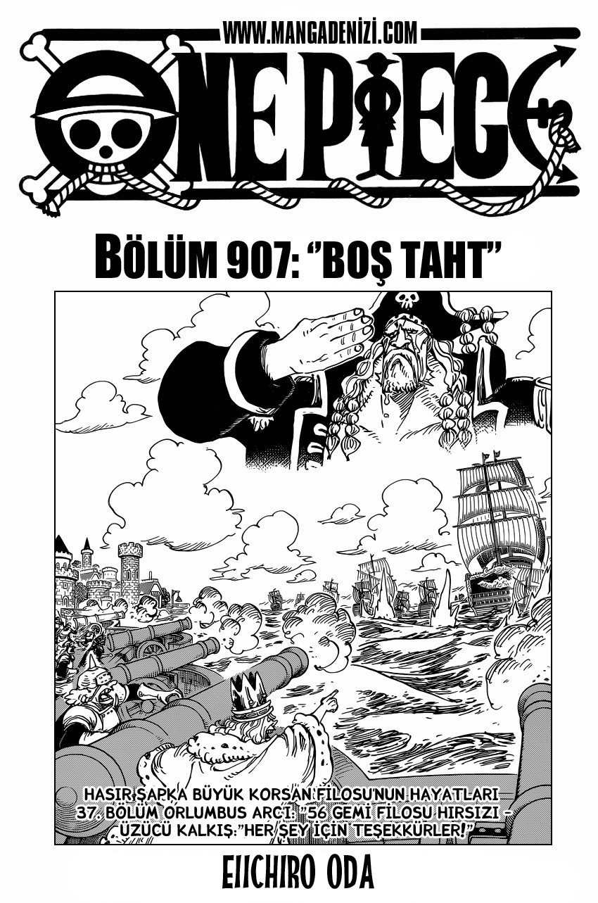 One Piece Bölüm 907 - Sayfa 1