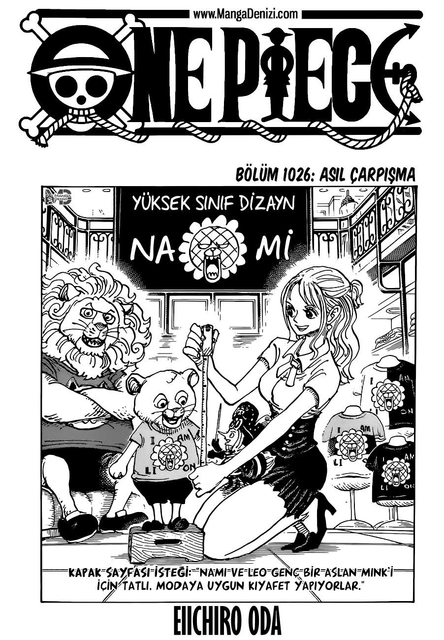 One Piece Bölüm 1026 - Sayfa 1