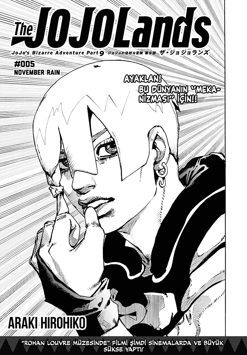 JoJo's Bizarre Adventure Part 9 - The JoJoLands Bölüm 5 - Sayfa 1