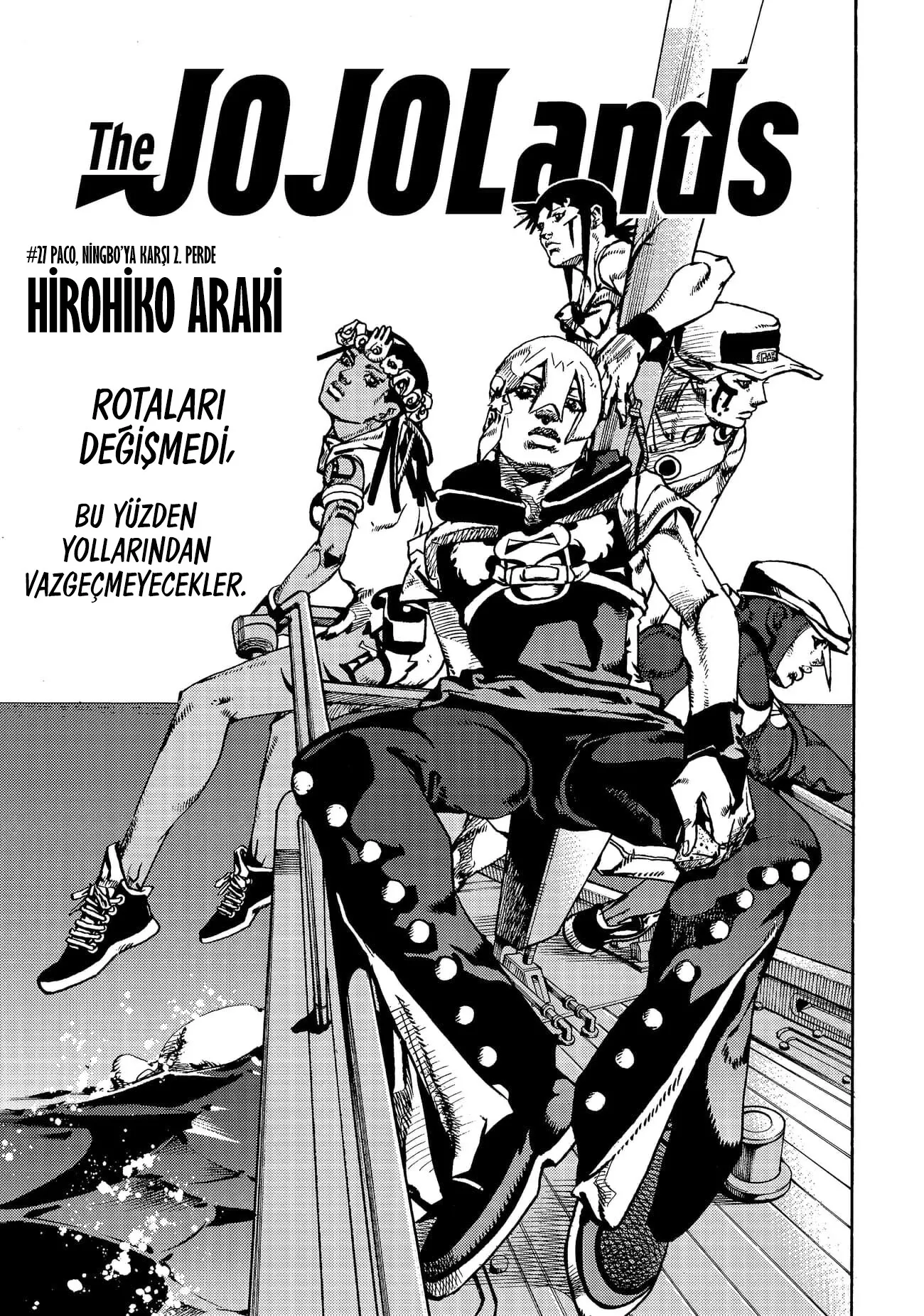 JoJo's Bizarre Adventure Part 9 - The JoJoLands Bölüm 27 - Sayfa 1
