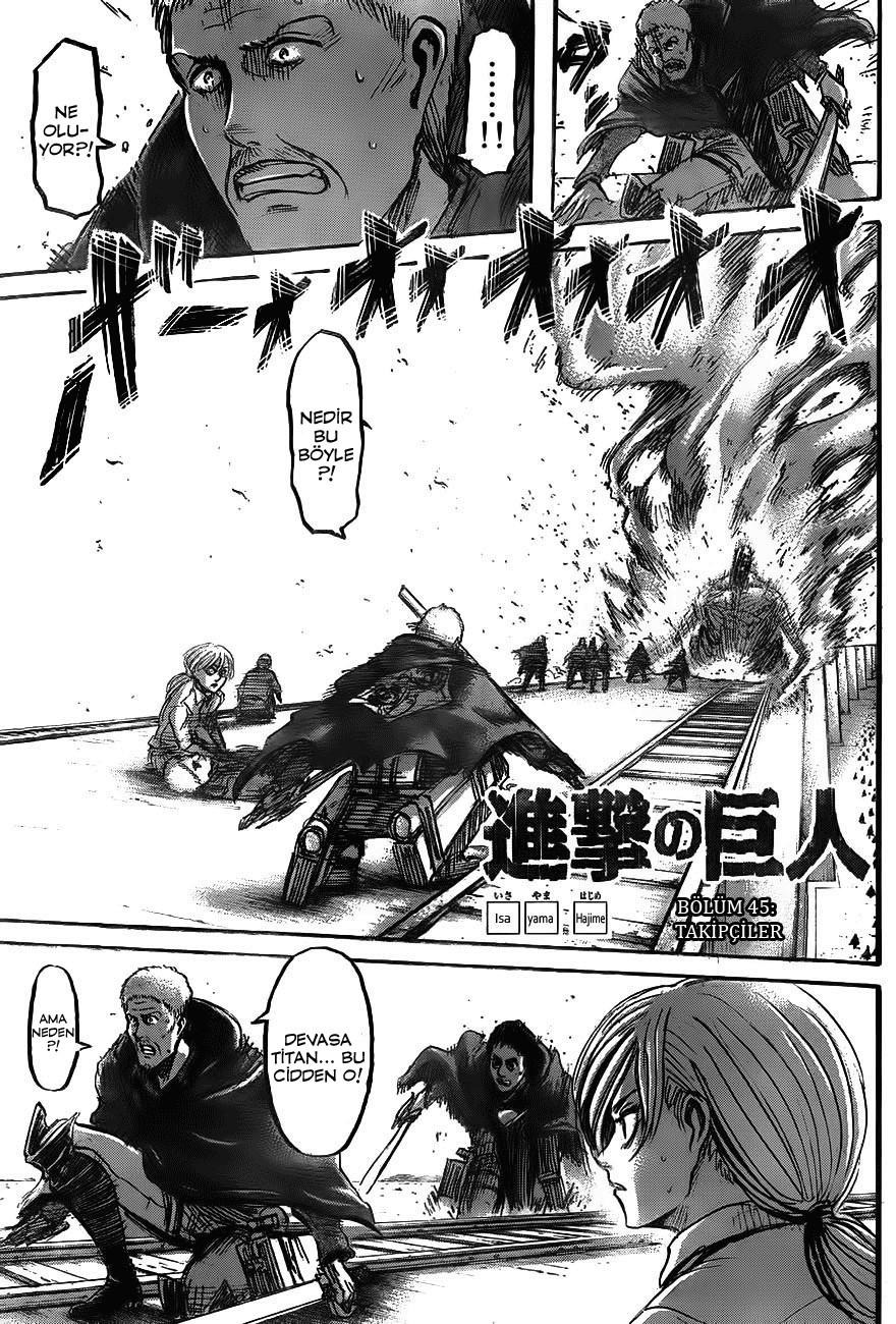 Attack On Titan Bölüm 45 - Sayfa 1