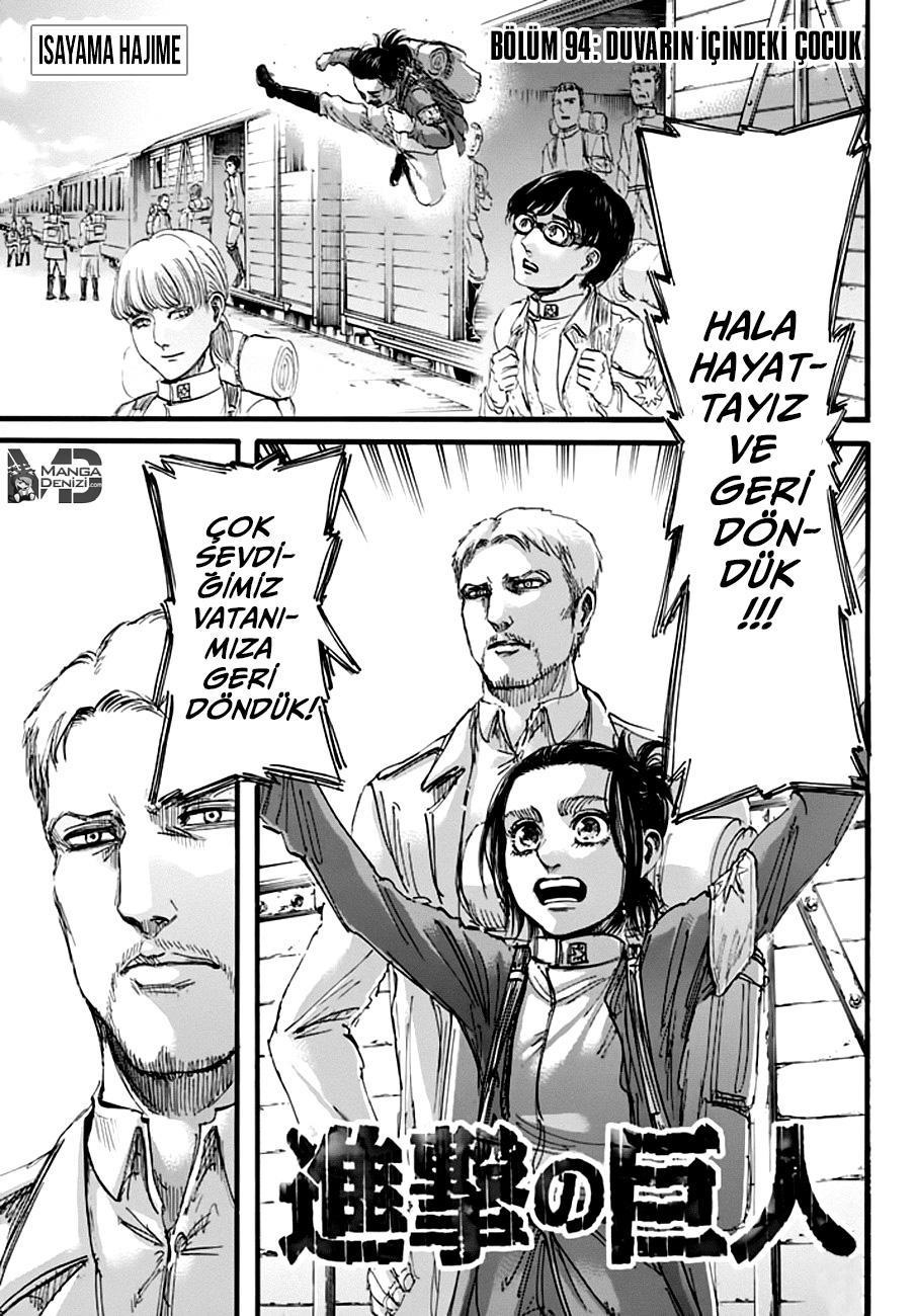 Attack On Titan Bölüm 94 - Sayfa 1