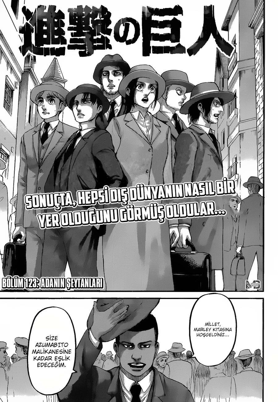 Attack On Titan Bölüm 123 - Sayfa 3