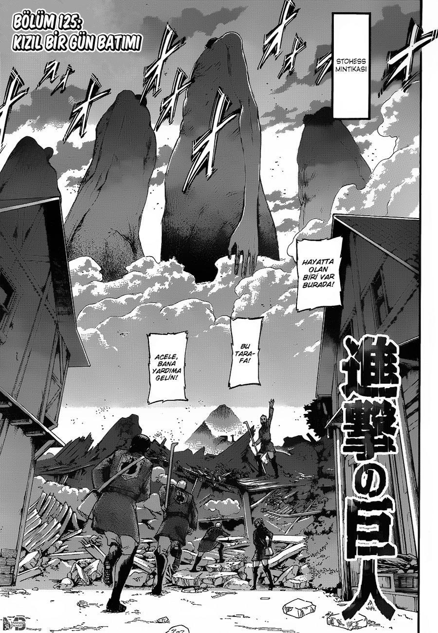 Attack On Titan Bölüm 125 - Sayfa 1