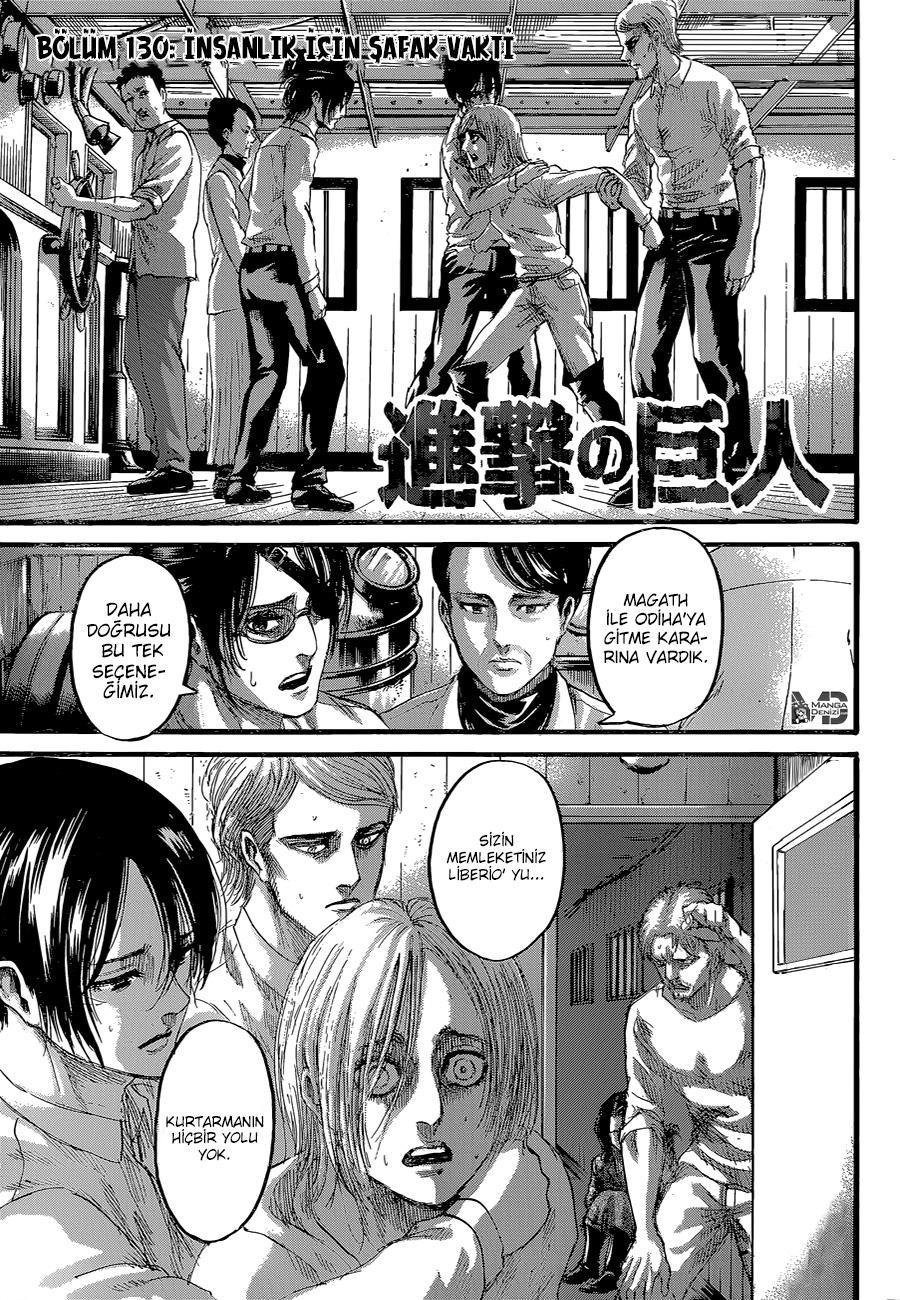 Attack On Titan Bölüm 130 - Sayfa 1