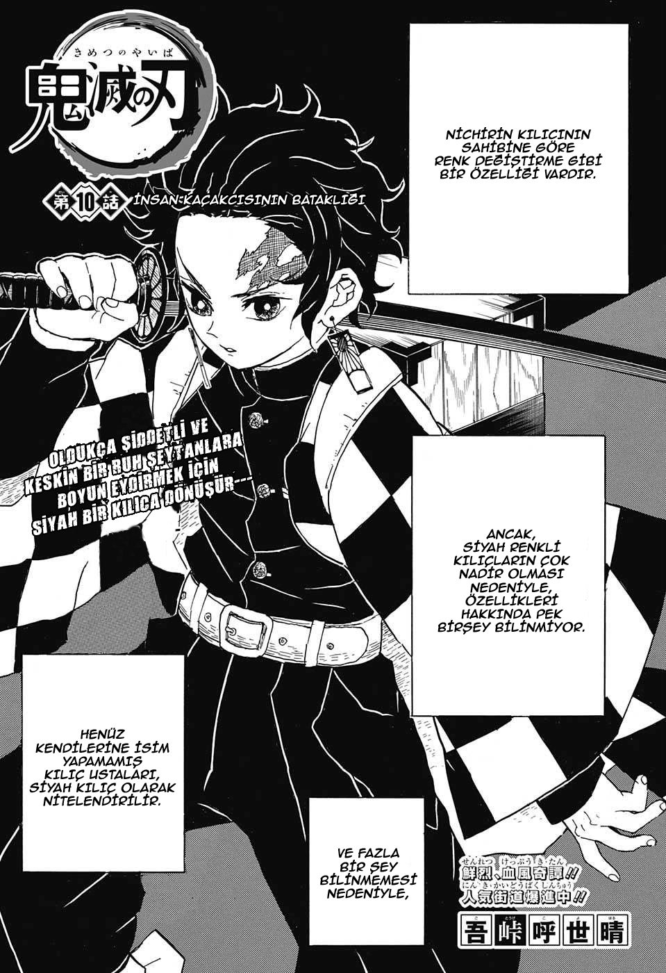 Demon Slayer Bölüm 10 - Sayfa 1