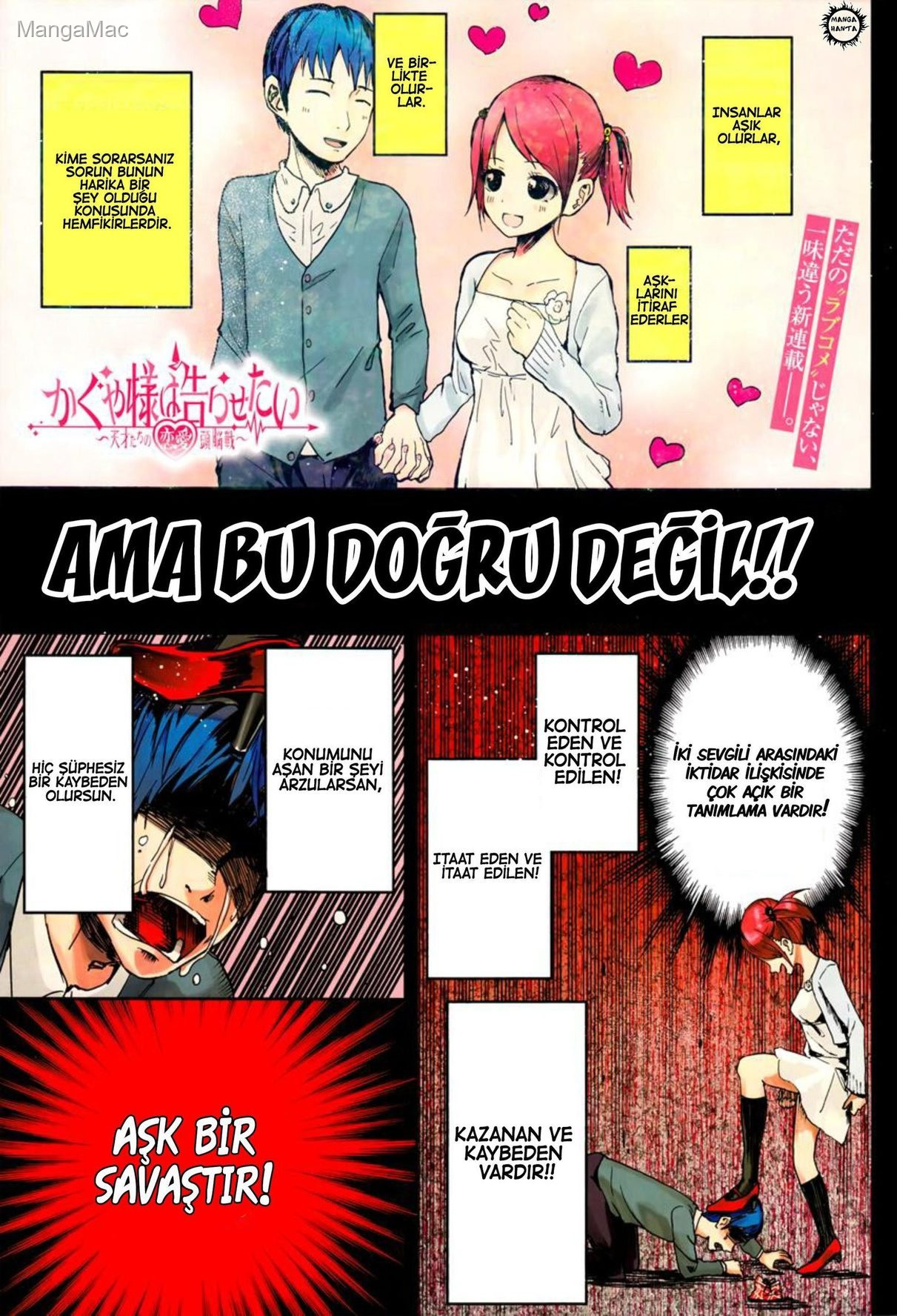Kaguya-sama: Love Is War Bölüm 1 - Sayfa 1