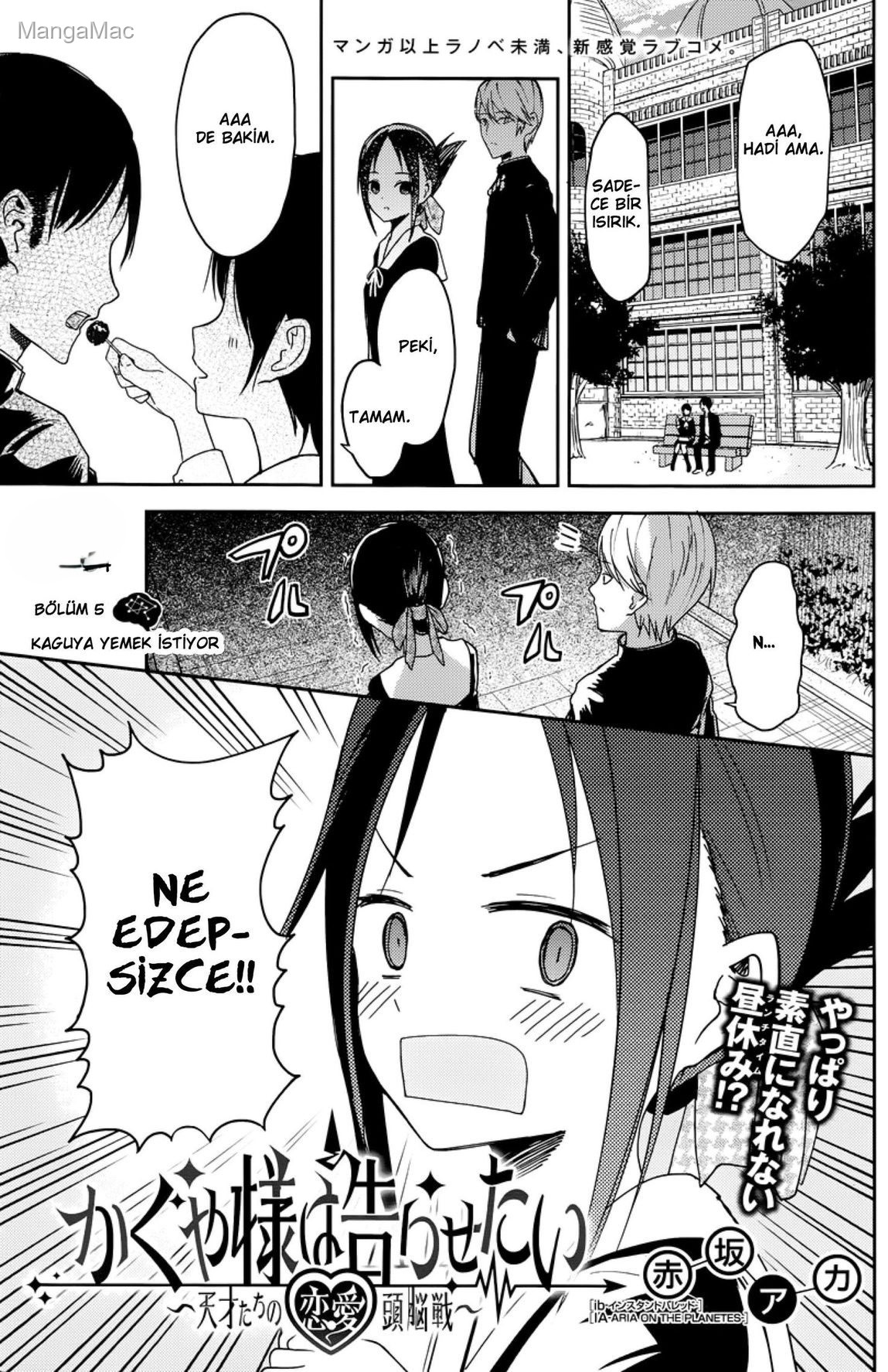 Kaguya-sama: Love Is War Bölüm 5 - Sayfa 1