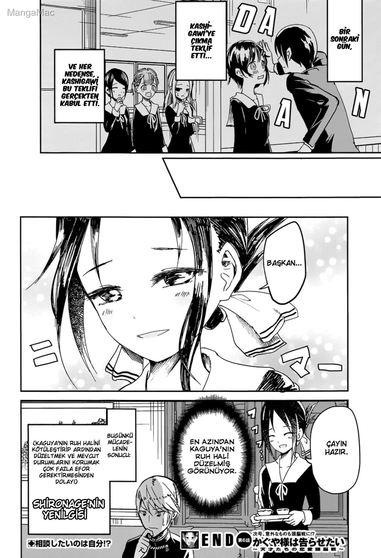 Kaguya-sama: Love Is War Bölüm 6 - Sayfa 18