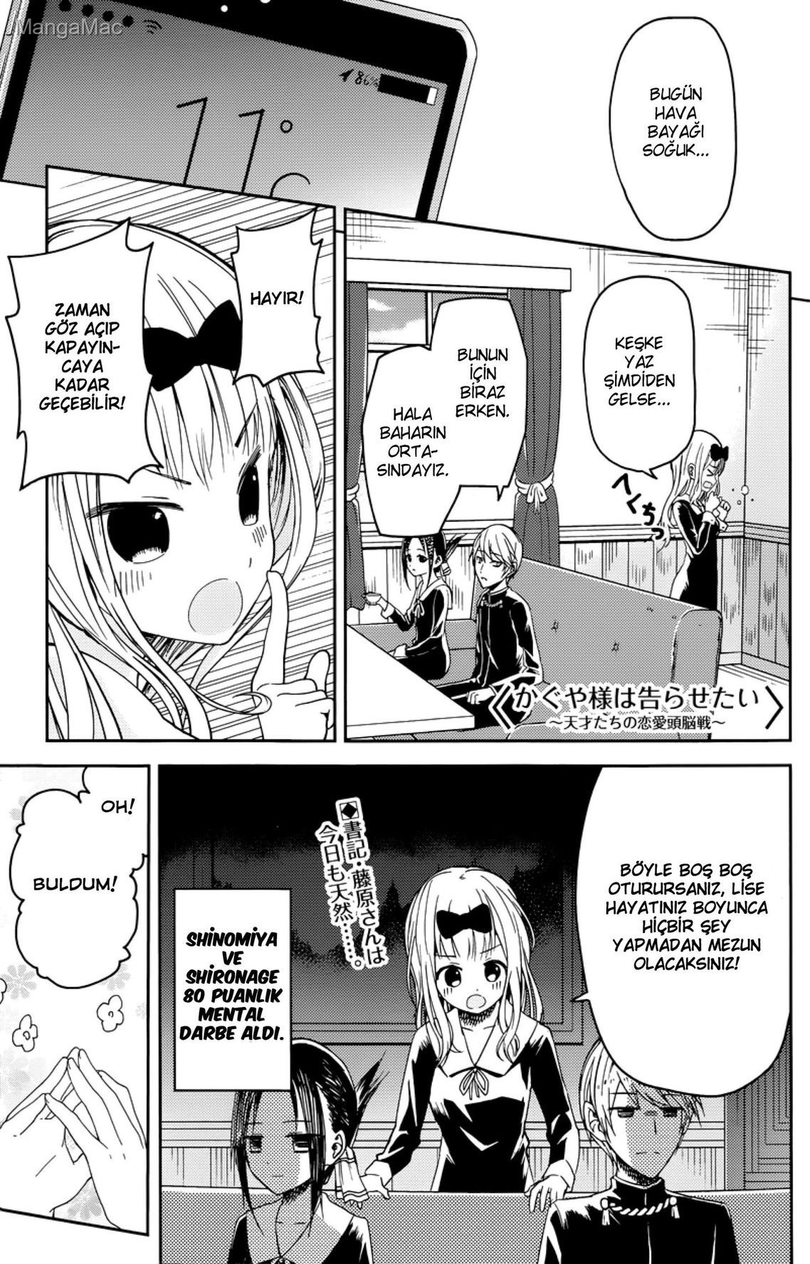 Kaguya-sama: Love Is War Bölüm 7 - Sayfa 1
