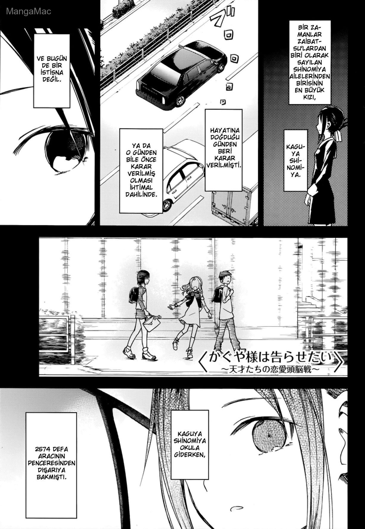 Kaguya-sama: Love Is War Bölüm 9 - Sayfa 1