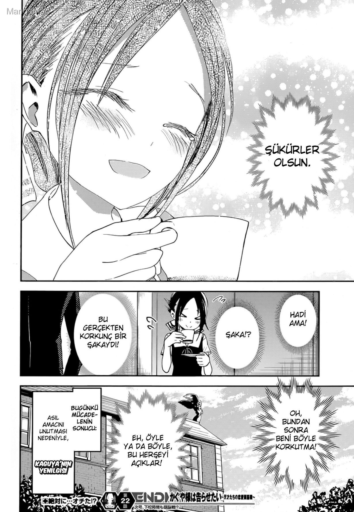 Kaguya-sama: Love Is War Bölüm 32 - Sayfa 18