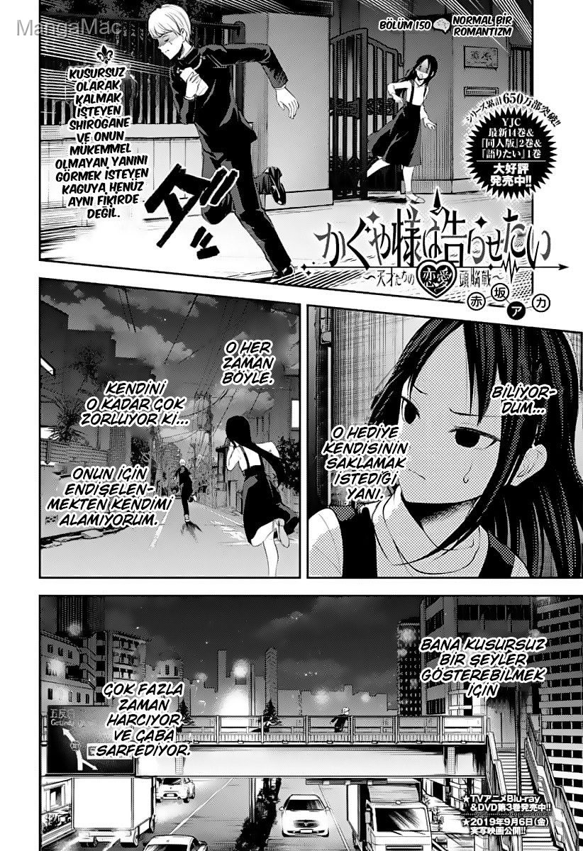 Kaguya-sama: Love Is War Bölüm 150 - Sayfa 2