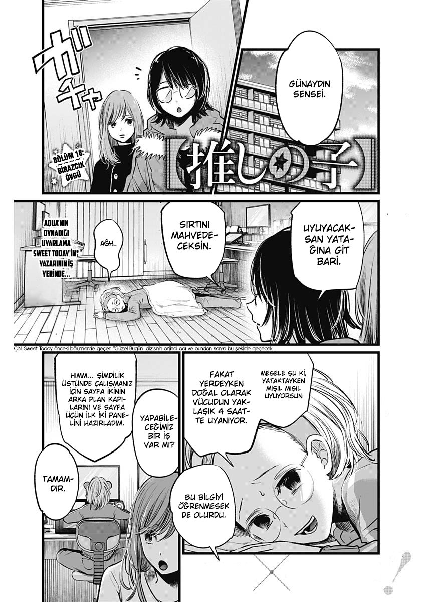 Oshi No Ko Bölüm 18 - Sayfa 1