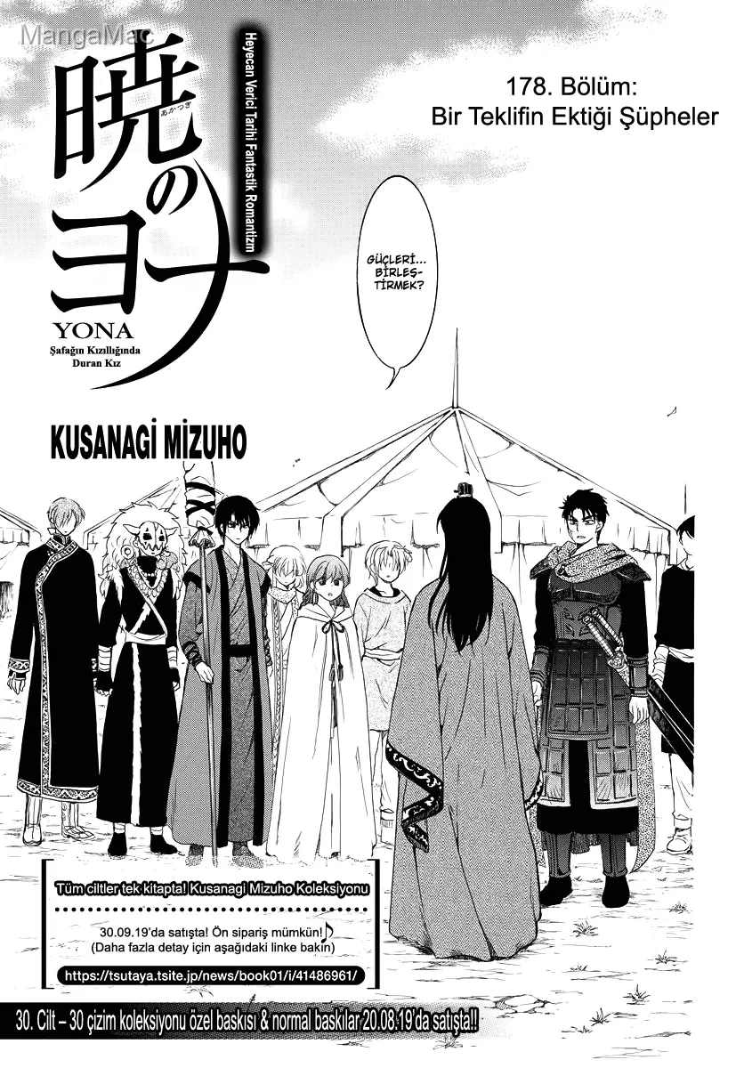 Akatsuki no Yona Bölüm 178 - Sayfa 1