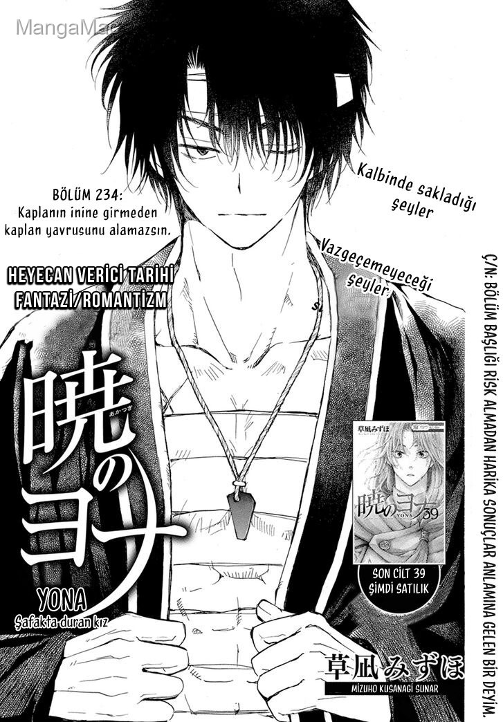 Akatsuki no Yona Bölüm 234 - Sayfa 1