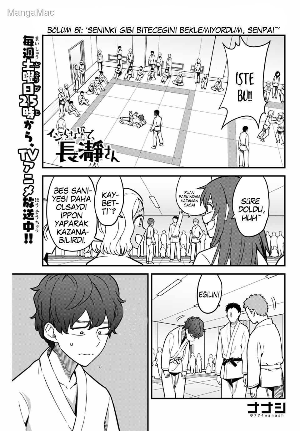 Ijiranaide, Nagatoro-san Bölüm 81 - Sayfa 1