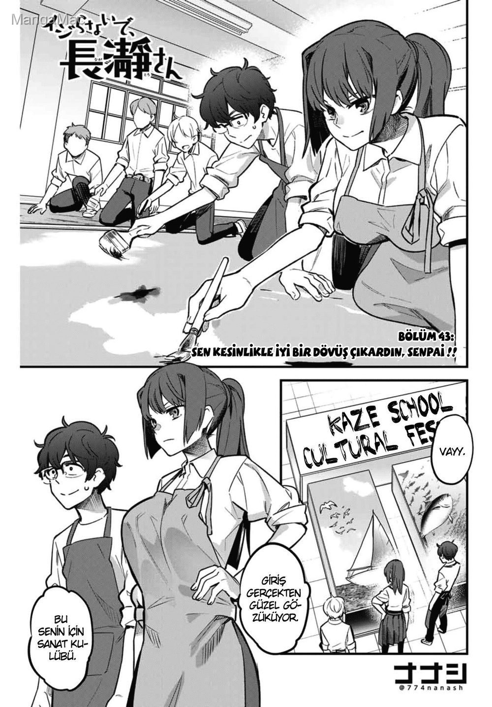 Ijiranaide, Nagatoro-san Bölüm 43 - Sayfa 1