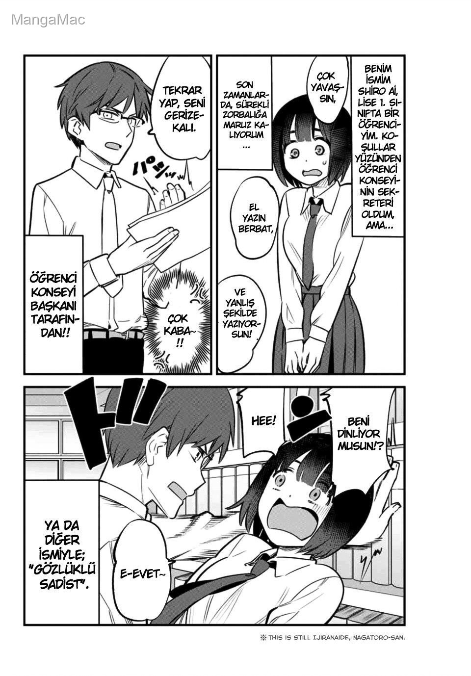 Ijiranaide, Nagatoro-san Bölüm 54 - Sayfa 2
