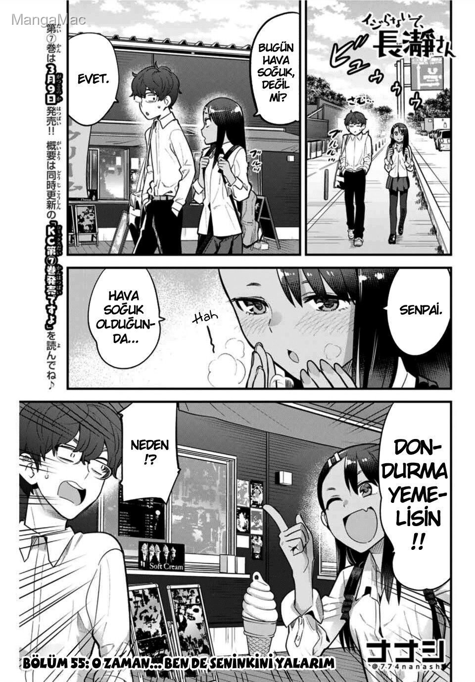 Ijiranaide, Nagatoro-san Bölüm 55 - Sayfa 1