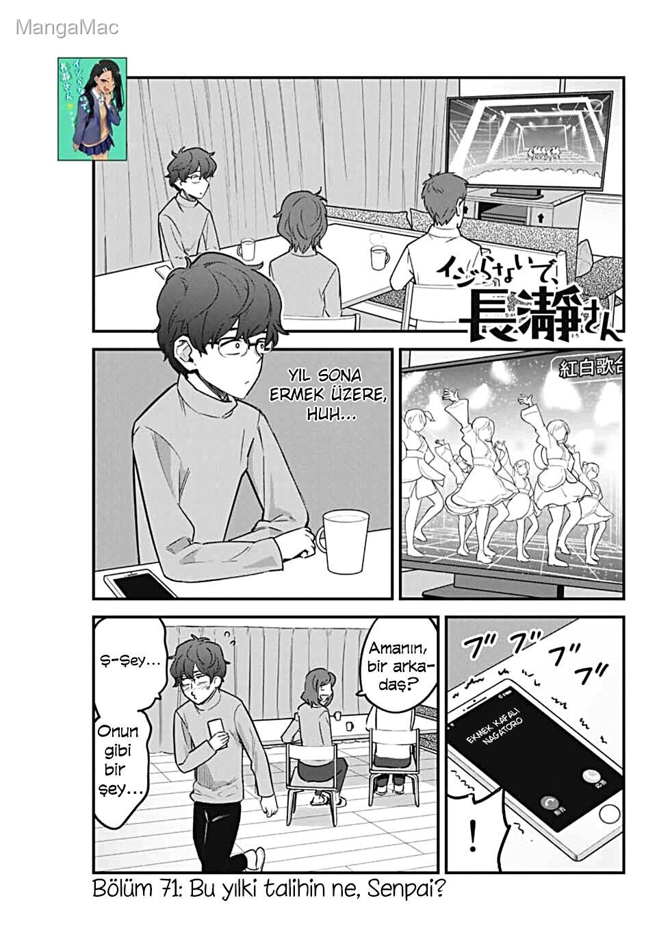 Ijiranaide, Nagatoro-san Bölüm 71 - Sayfa 1