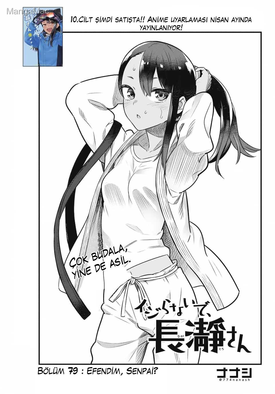 Ijiranaide, Nagatoro-san Bölüm 79 - Sayfa 1