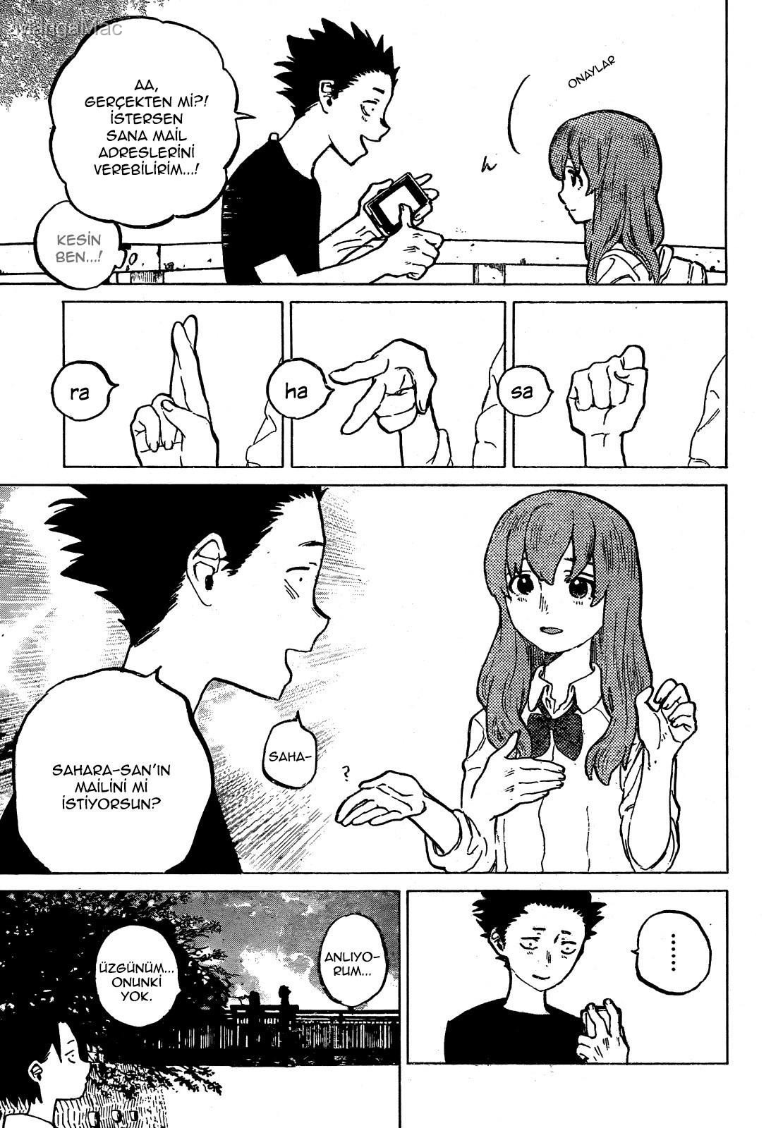 A Silent Voice Bölüm 15 - Sayfa 5
