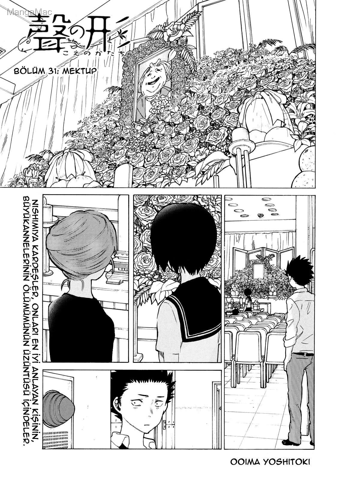 A Silent Voice Bölüm 31 - Sayfa 1