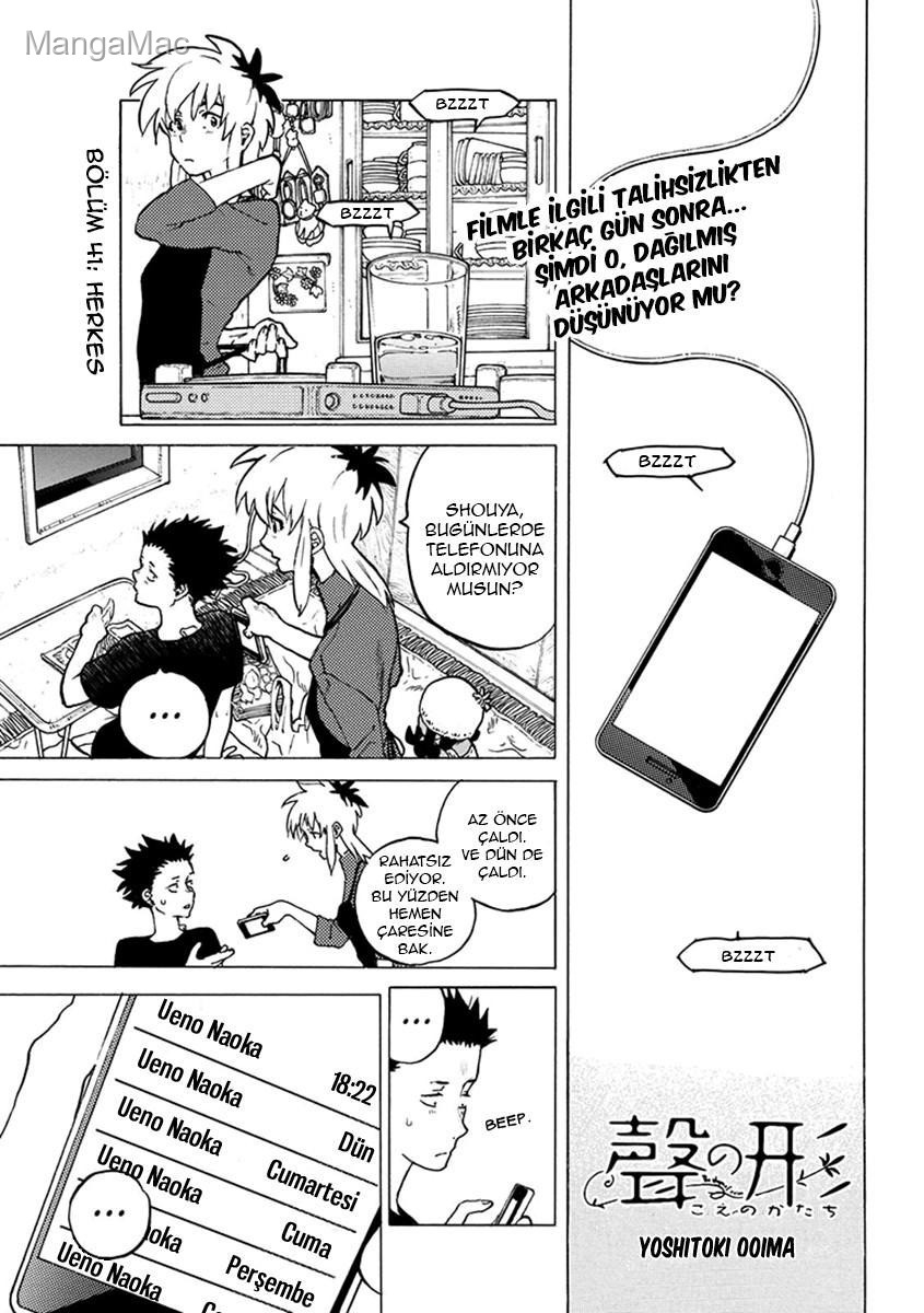 A Silent Voice Bölüm 41 - Sayfa 1