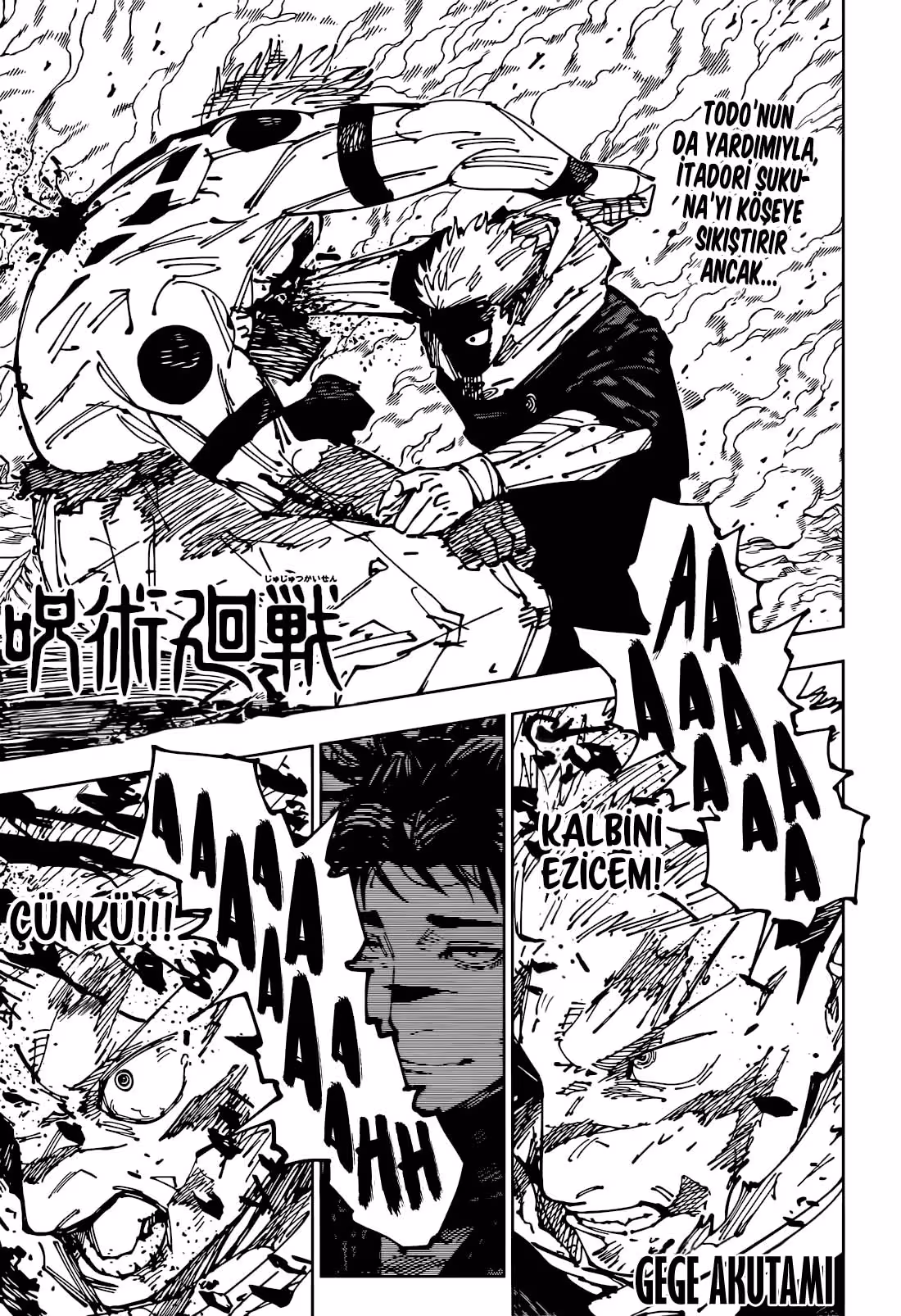 Jujutsu Kaisen Bölüm 261 - Sayfa 1