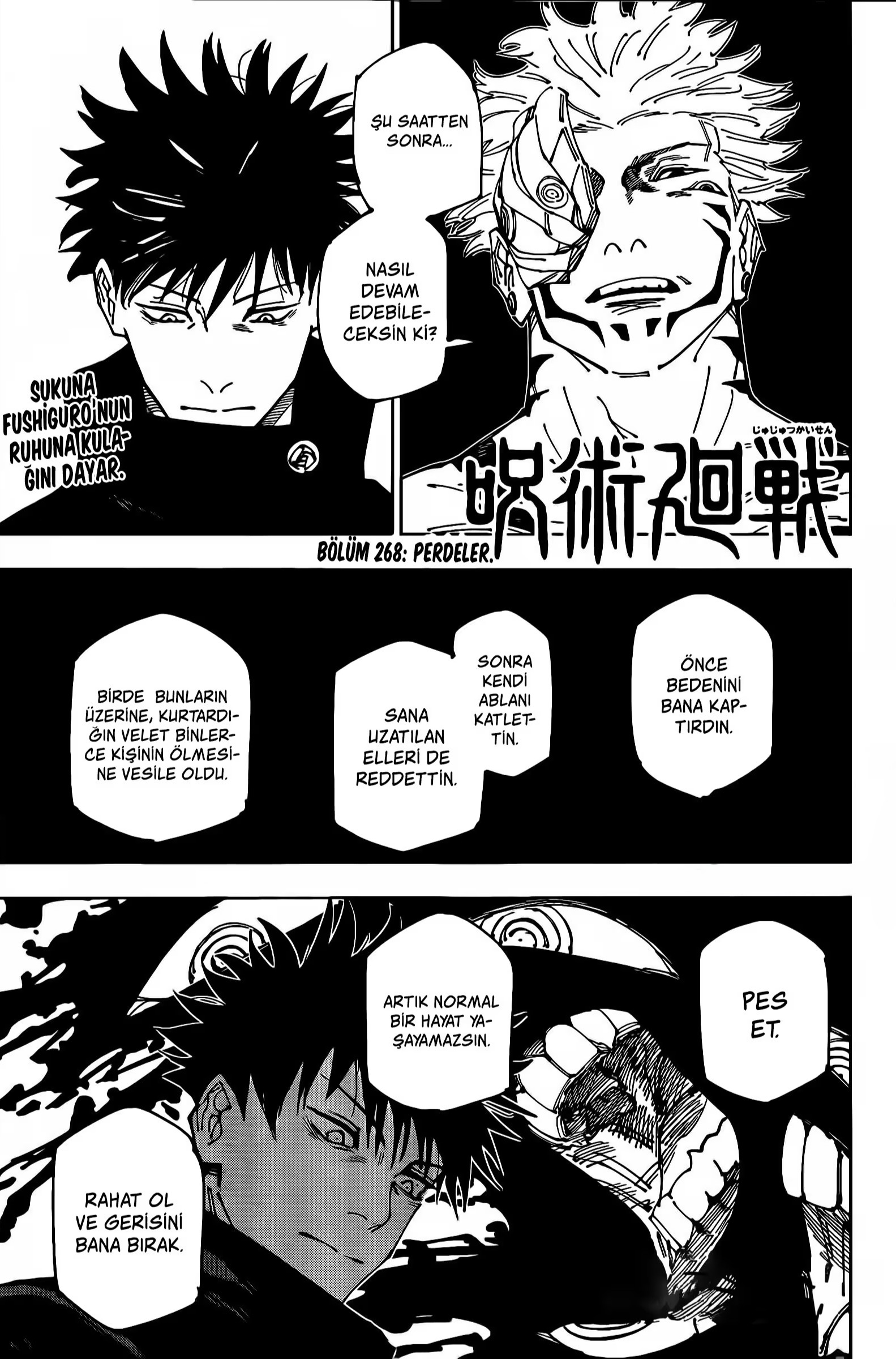 Jujutsu Kaisen Bölüm 268 - Sayfa 1