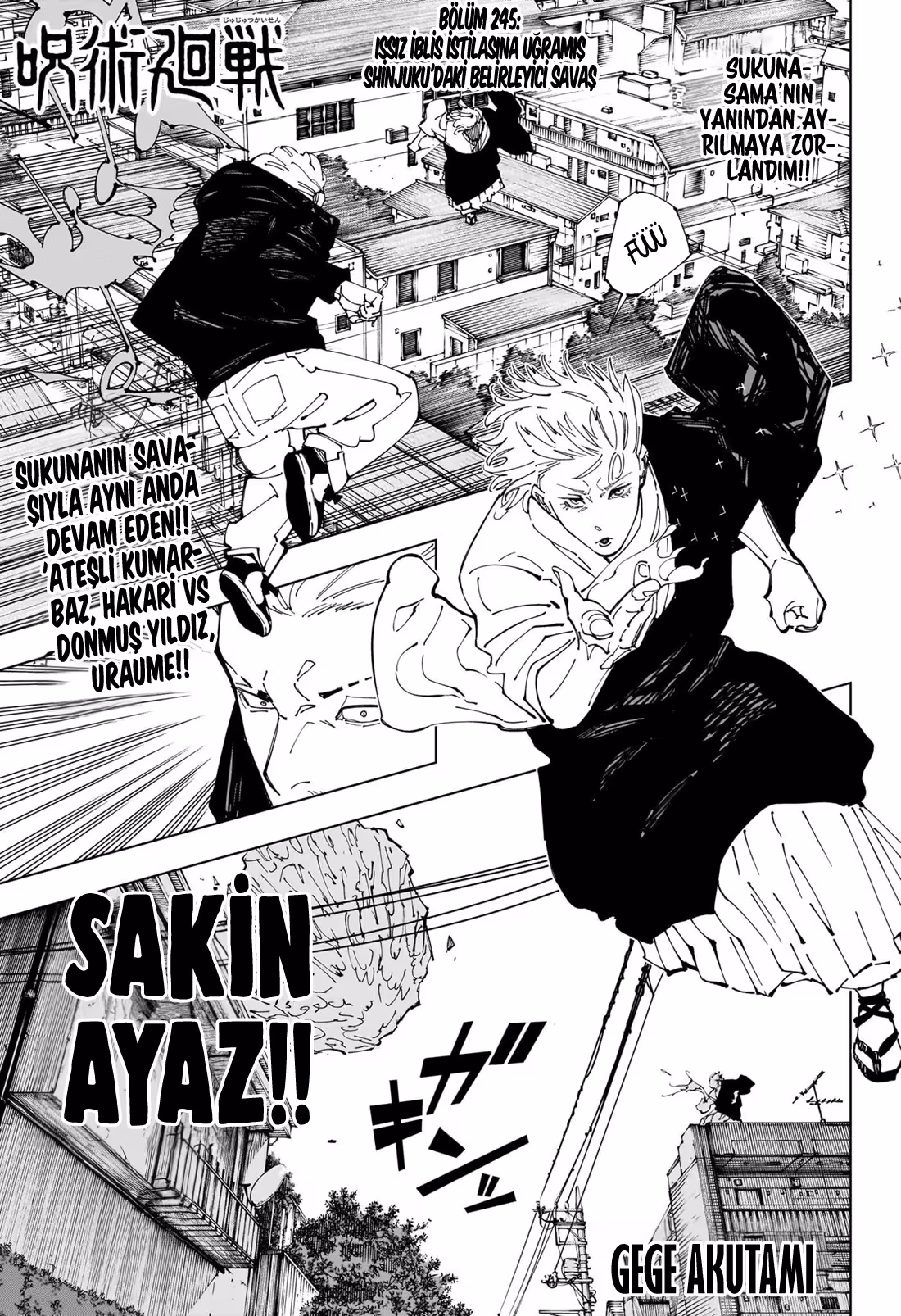 Jujutsu Kaisen Bölüm 245 - Sayfa 1