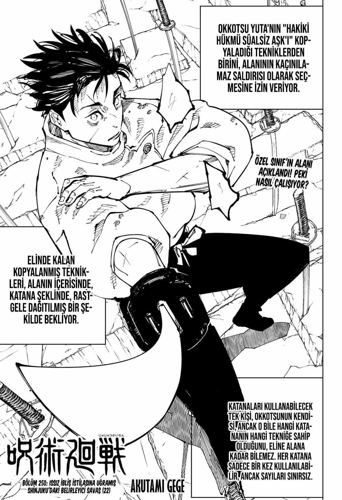 Jujutsu Kaisen Bölüm 250 - Sayfa 1